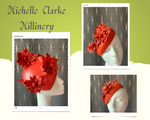 Load image into Gallery viewer, HHB524 Fascinator Block approx 7.5&quot; x 6.5&quot;
